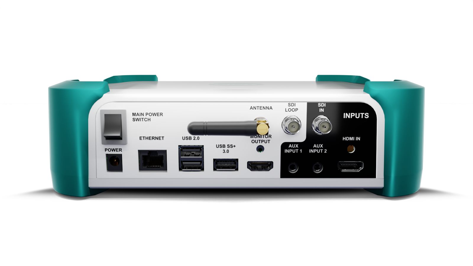 ColoMAIA II MBOX - rear panel with connectivity ports